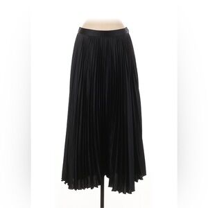Abercrombie & Fitch Black Midi A-Line Skirt